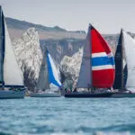 The Needles. Nanna 11, NED 8775, Whooper, GBR 363R