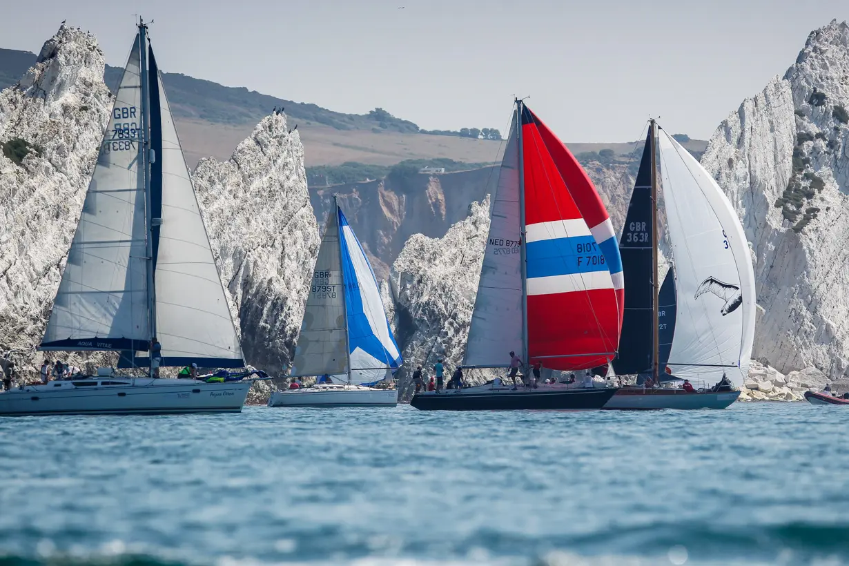 The Needles. Nanna 11, NED 8775, Whooper, GBR 363R