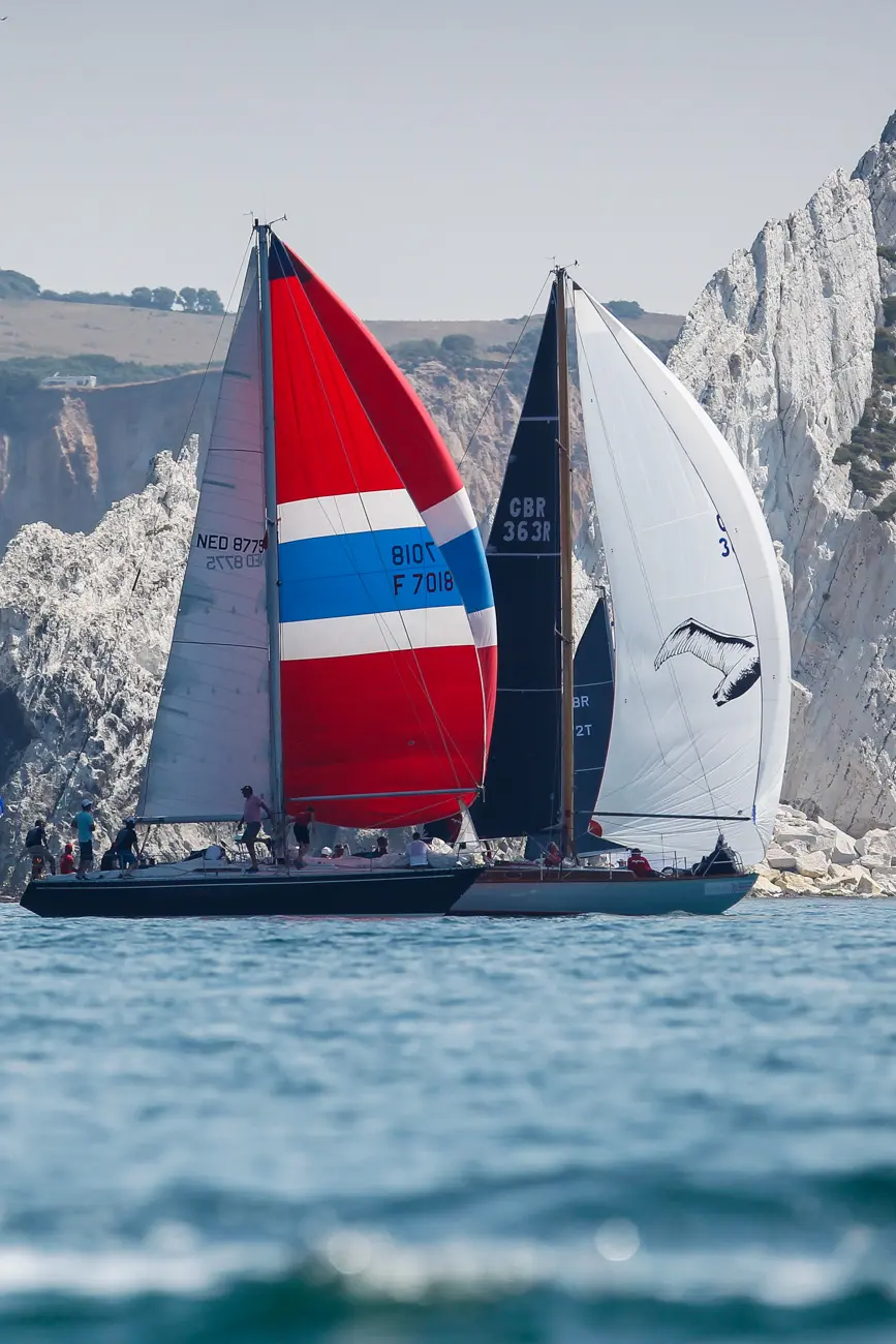 The Needles. Nanna 11, NED 8775, Whooper, GBR 363R