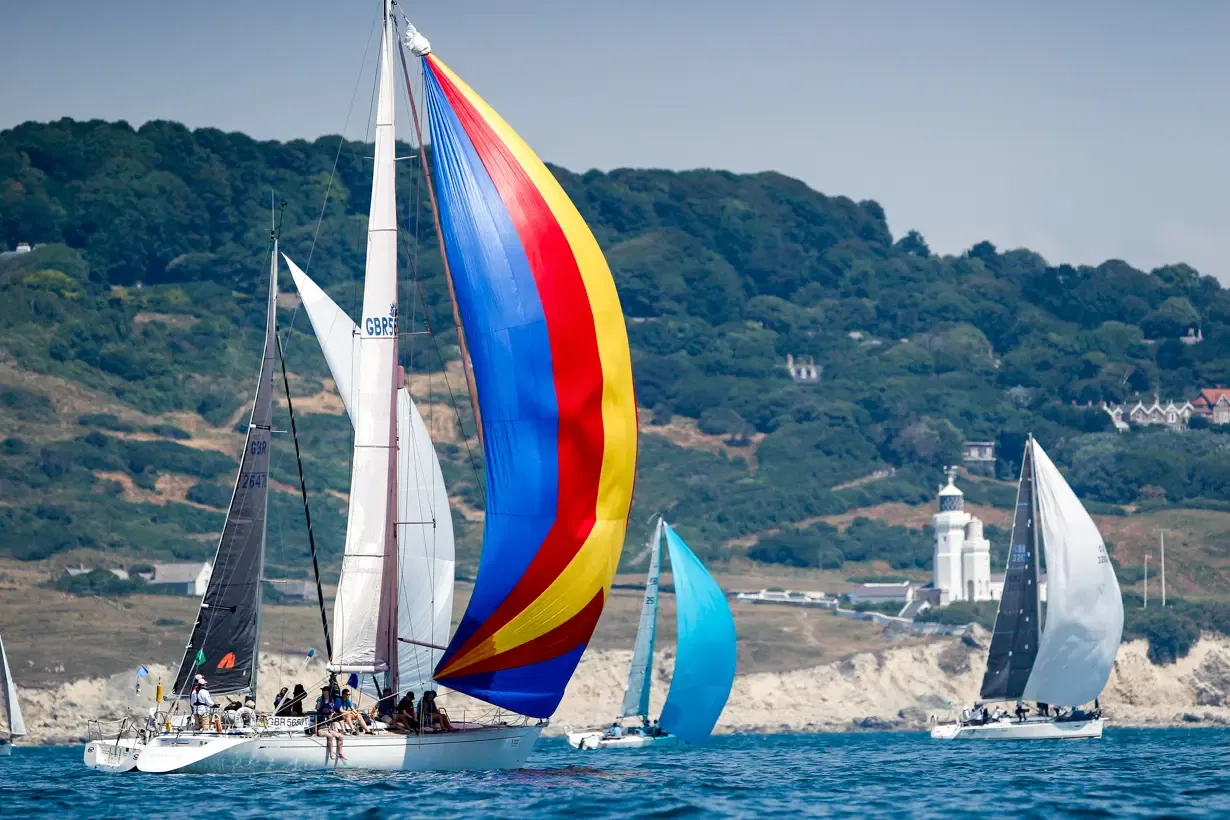 Fleet 2018. St Catherines Lighthouse, Emma Claire, GBR 5650