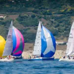 Fleet 2018. St Catherines Lighthouse, Stan the boat, GBR 4610