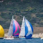 Fleet 2018. St Catherines Lighthouse, Stan the boat, GBR 4610