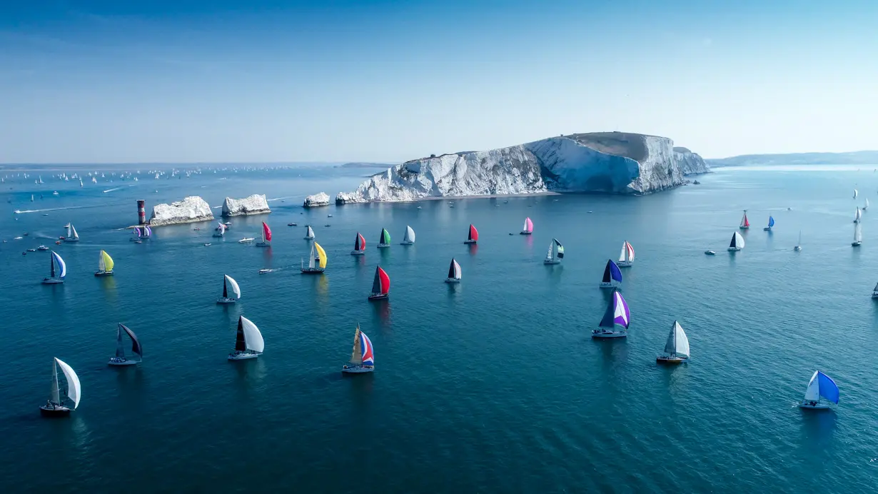 Fleet at the Needles