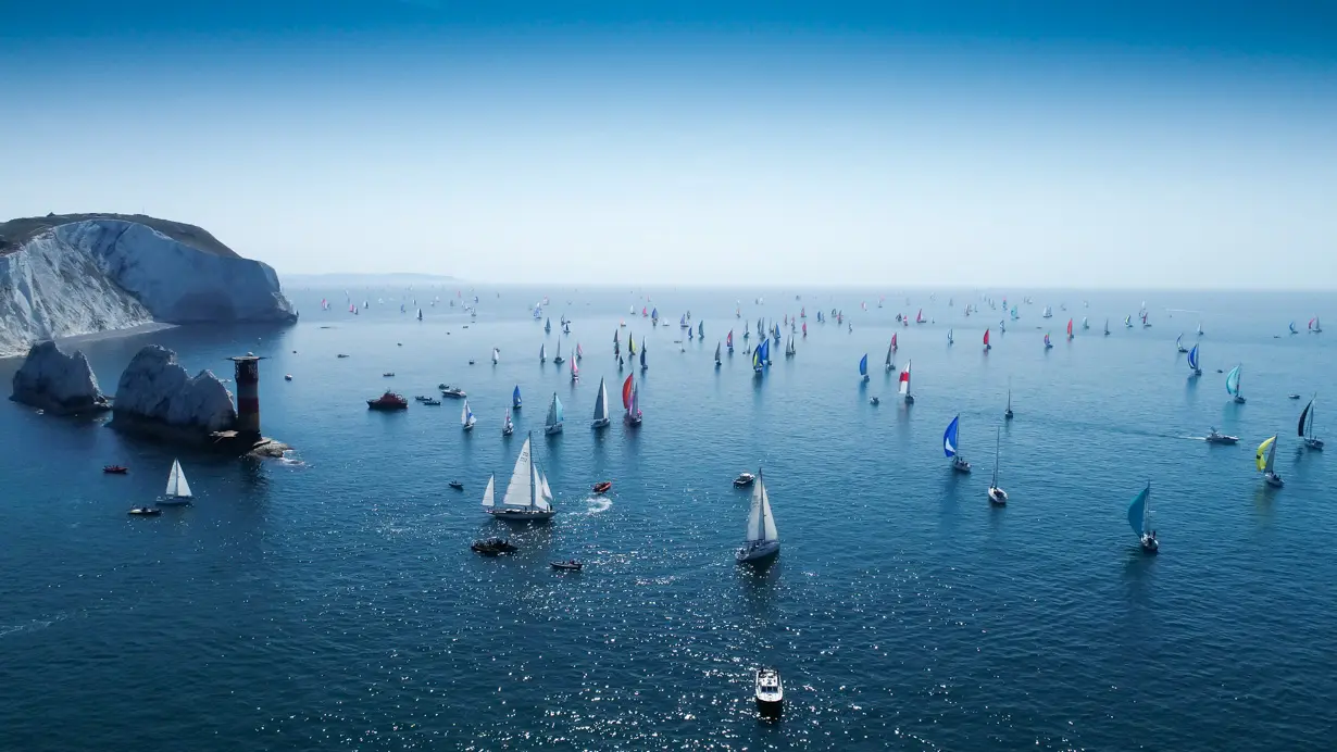 Fleet at the Needles