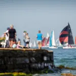 2019 individual yachts. Spectators. GBR 1415R