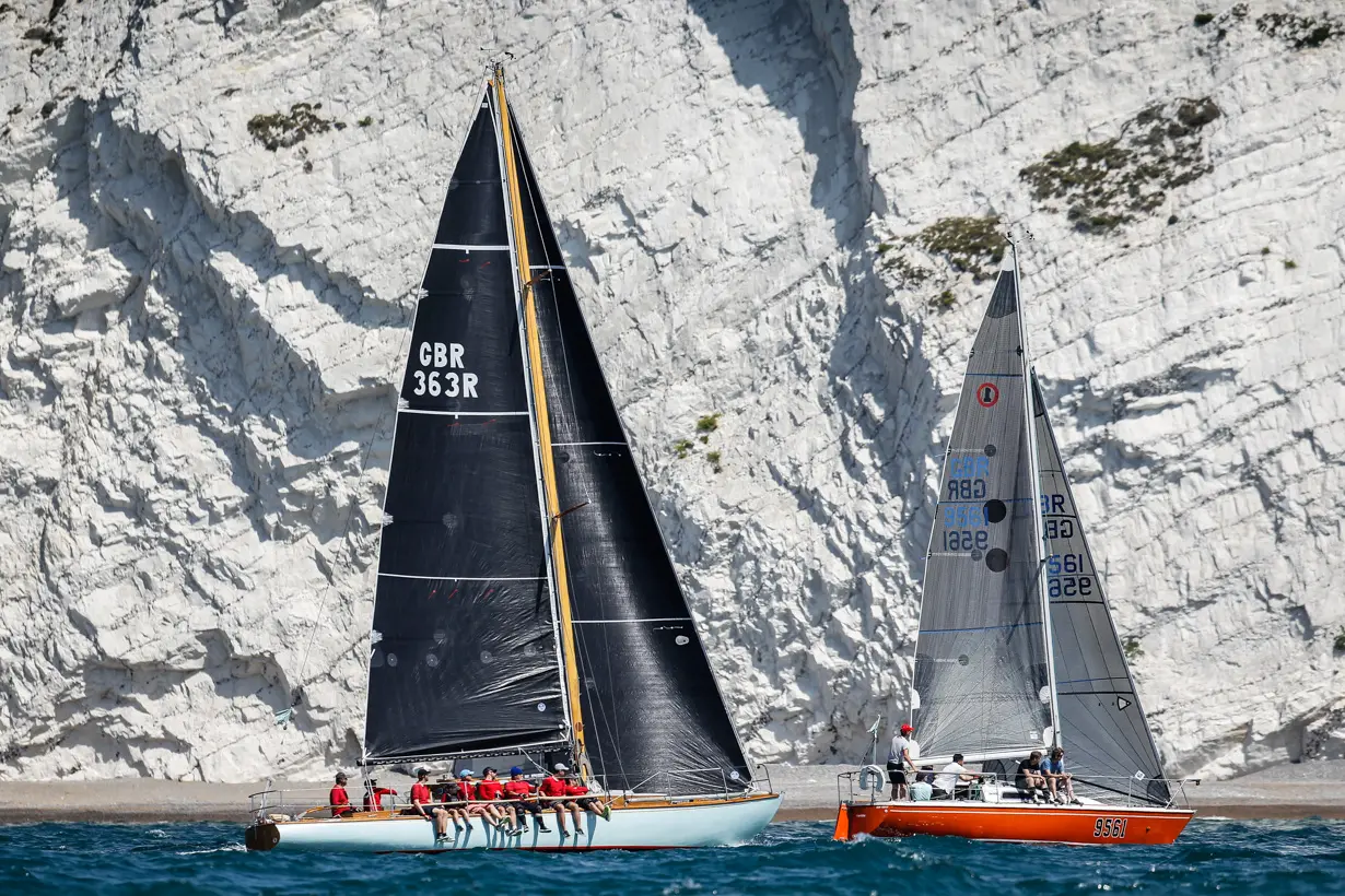 The Needles 2019. Whooper, GBR 363R.