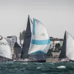 2019 Race start. Noonmark, Swan 56, GBR 5698R