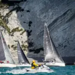 The Needles 2019. With Alacrity, Imadjinn, Whooper, GBR 8338, GBR 7601R, GBR 8755R, GBR 363R