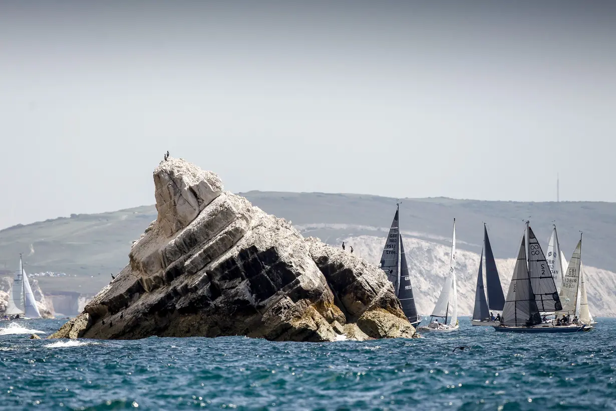 The Needles 2019. Fleet, Shot from Freshwater Bay