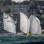 2019 Race start. Leyton, Class 40, Eclectic, Azuree 46, Redshift