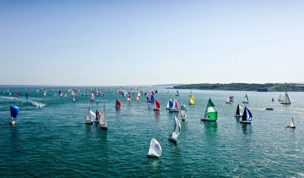 2019 Fleet. Passing Hurst Castle.