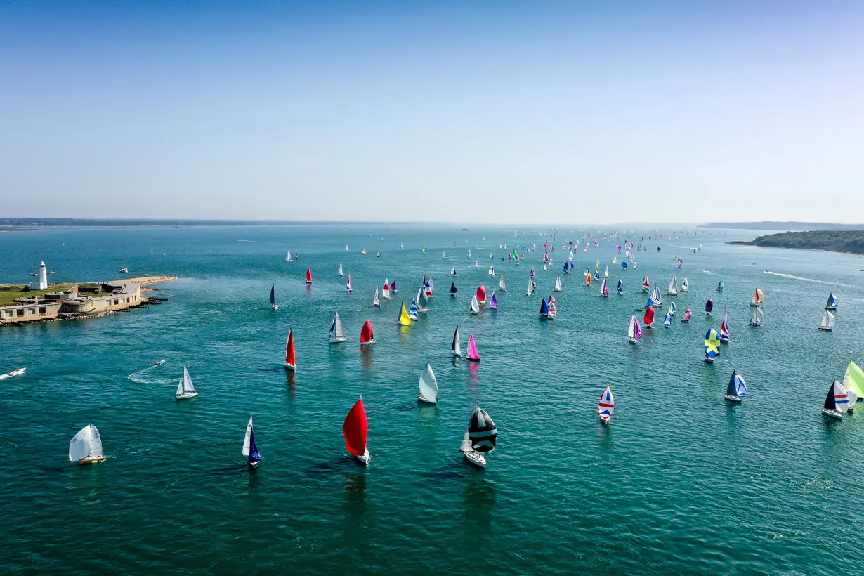 2019 Fleet. Passing Hurst Castle.