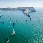 The Needles 2019. Fleet, drone shot