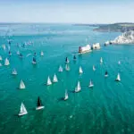 The Needles 2019. Fleet, drone shot