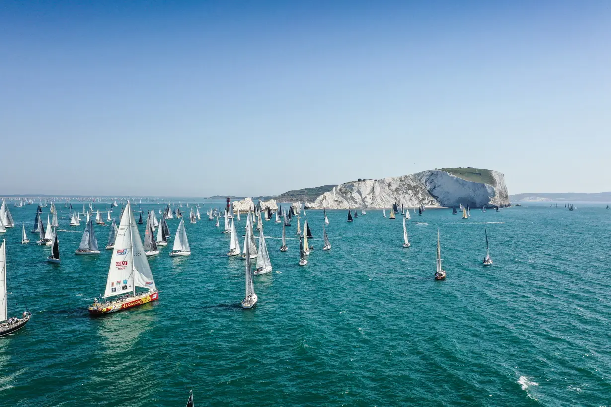 The Needles 2019. Fleet, drone shot