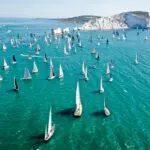 The Needles 2019. Fleet, drone shot