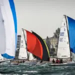 2019 Race start. Aqua J, J70, GBR 137