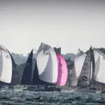 2019 Race start. IRC 1a, Yes, Flair V, Happy Daize, Passion, Al Fresco, Juno, GBR 7938R, GBR 4863R, GBR 8410R