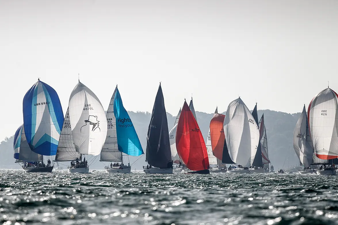 2019 Race start. Incognito, Swan Galiana, GBR 5502, GBR 4070L