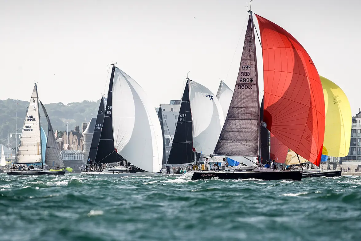 2019 Race start. Jybe Talkin, J109, GBR 6809