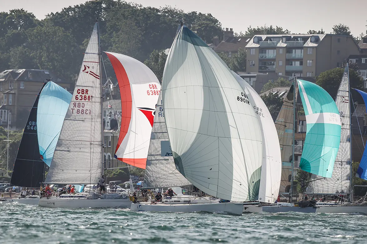 2019 Race start. Ajax, J109, GBR 8901R, GBR 6388