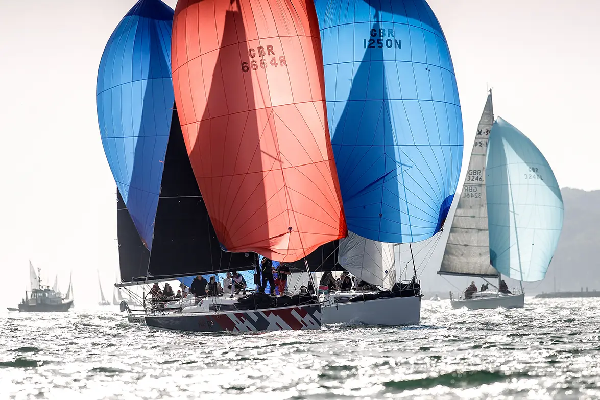 2019 Race start. Diamonds4ever, Sunfast, GBR 6664R, GBR 1250N