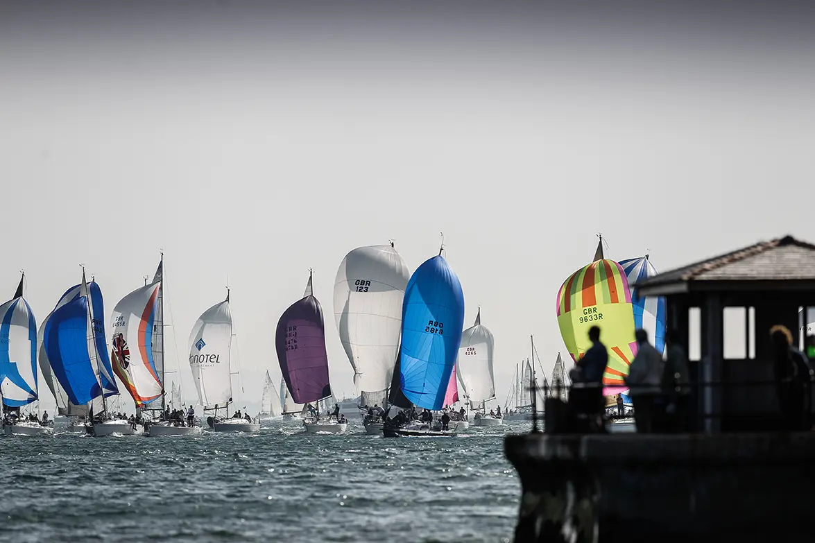 2019 Race start. Egypt Point, Cowes.