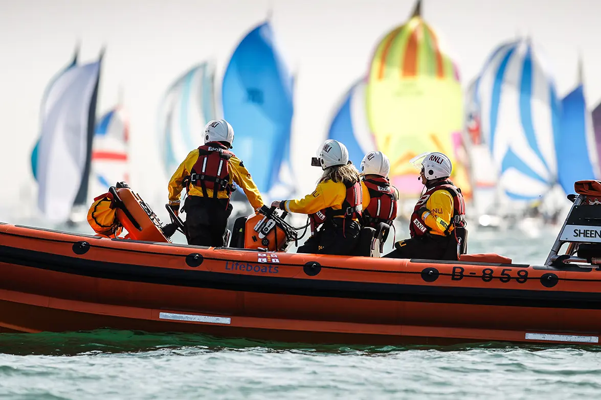 2019 Race start. RNLI