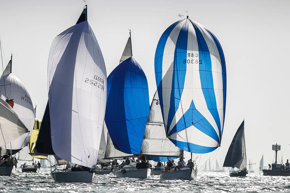 2019 Race start. Scallion, GBR 28306, GBR 2522R