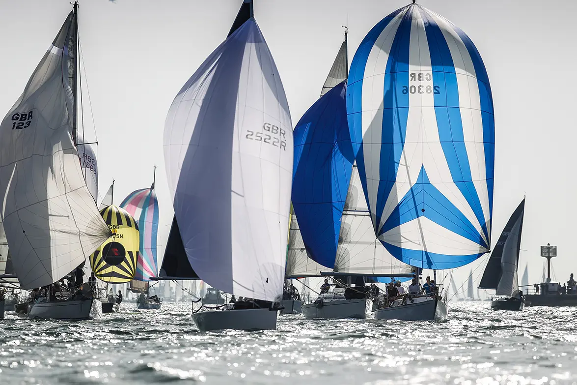 2019 Race start. Scallion, GBR 28306, GBR 2522R