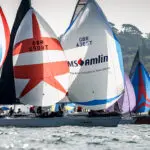 2019 Race start. MS Amlin Enigma, GR8 Banter, GBR 6508T, GBR 4365T