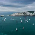 2021 The Needles, Fleet rounding the Needles