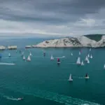 2021 The Needles, Fleet rounding the Needles