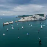 2021 The Needles, Fleet rounding the Needles