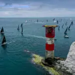 2021 The Needles, Fleet rounding the Needles