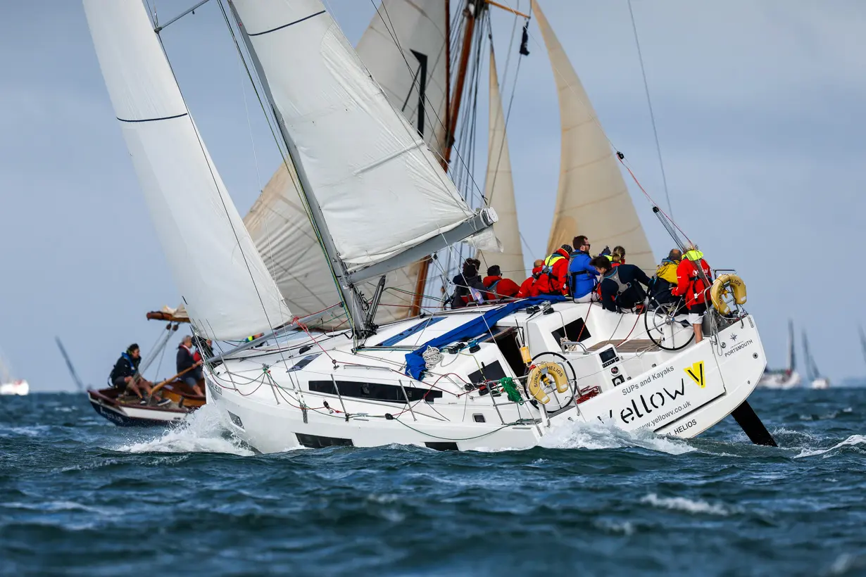 2023 race start, Yellow, Sunsail