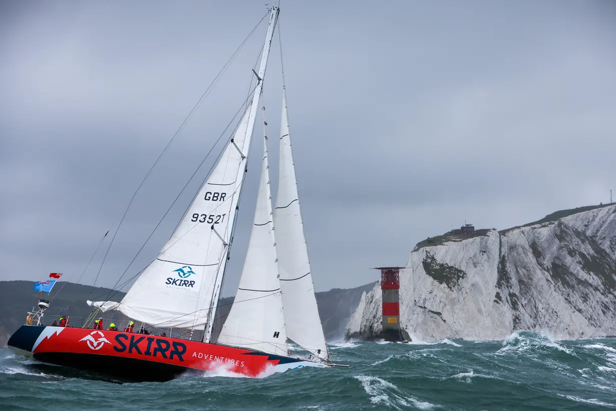 The Needles. Skirr 2, Clipper, GBR 9352T