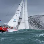 The Needles. Skirr 2, Clipper, GBR 9352T