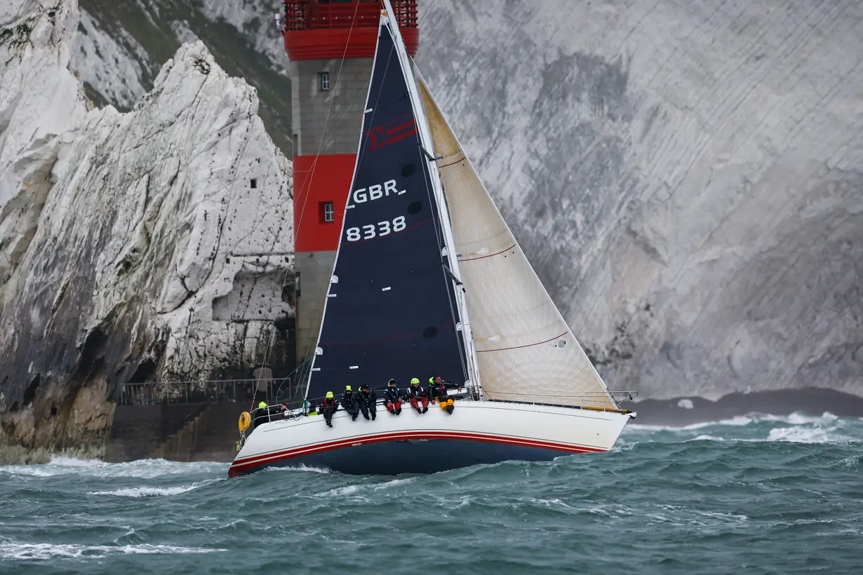 The Needles. With Alacrity, Sigma 38, GBR 8338