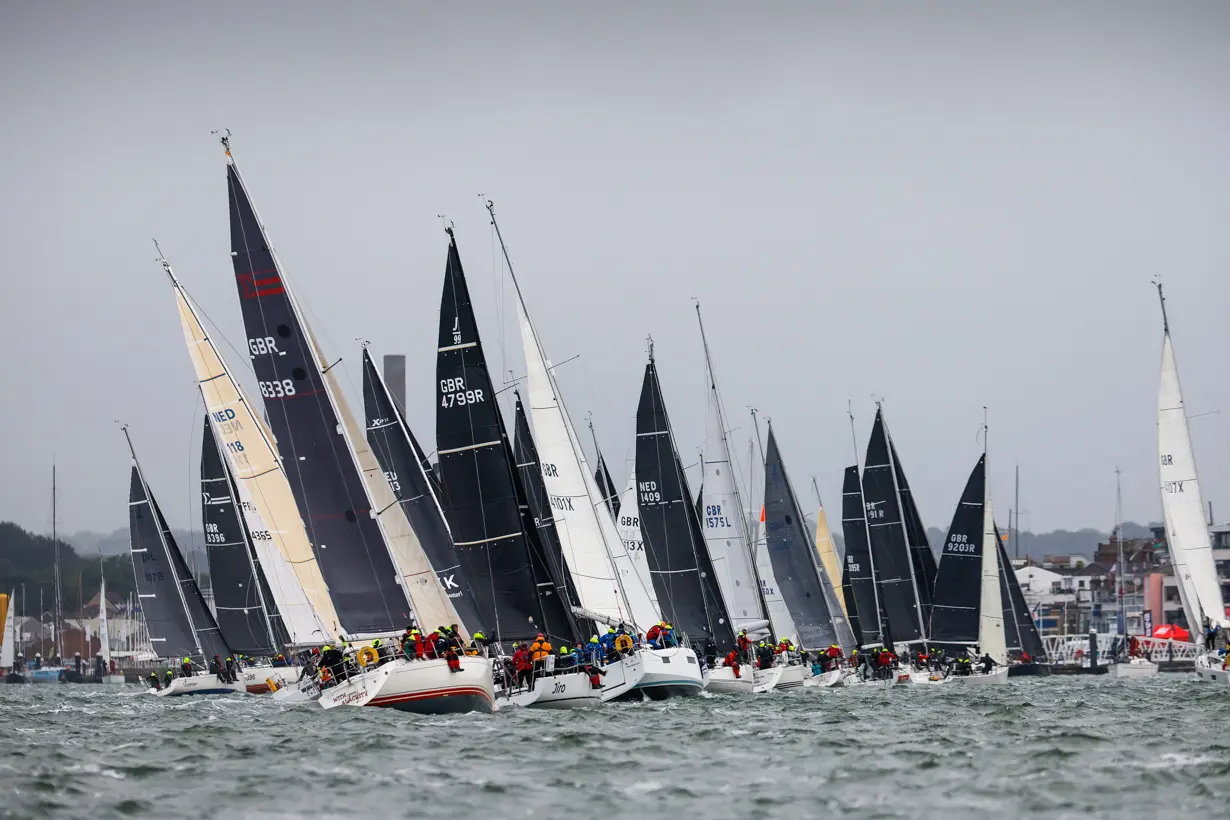 2024 race start, Alacrity, GBR 8338, GBR 4799R