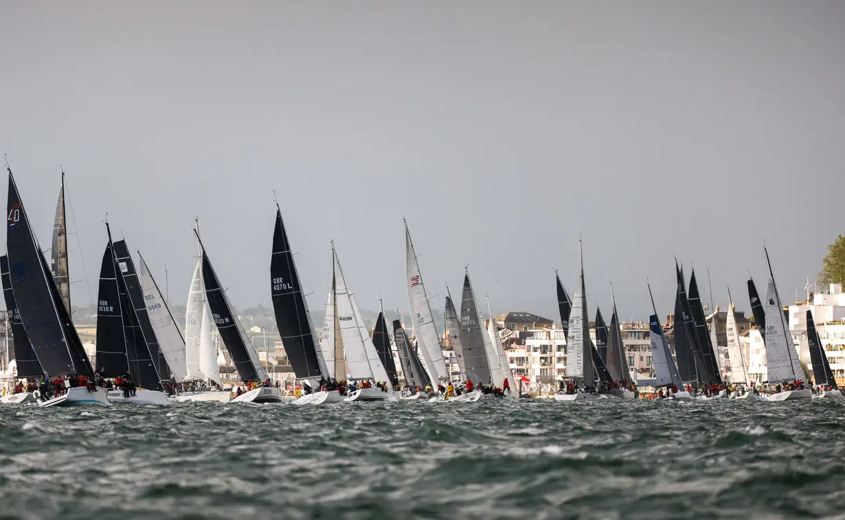 2024 race start, fleet