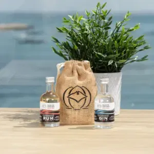 Round the Island Race ISC Gin and Rum miniatures with gift bag