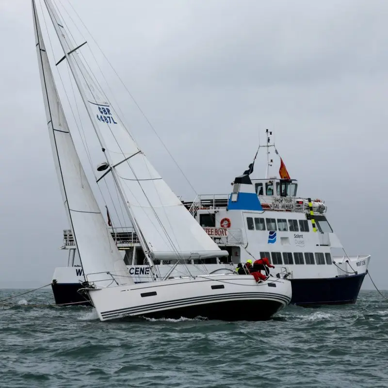 Round the Island Race 2025 – Race finish