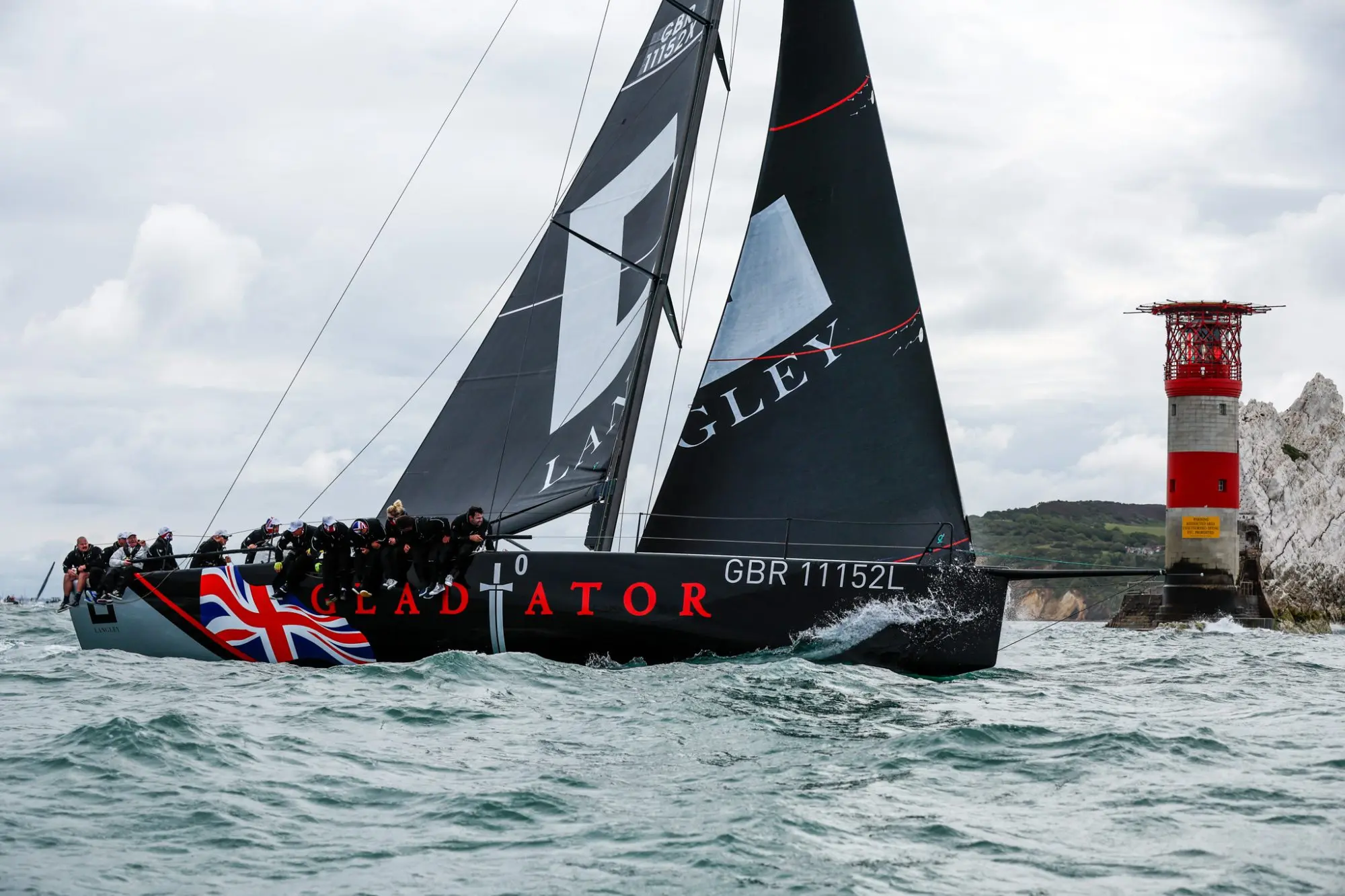 Round the Island Race 2025 - The Needles