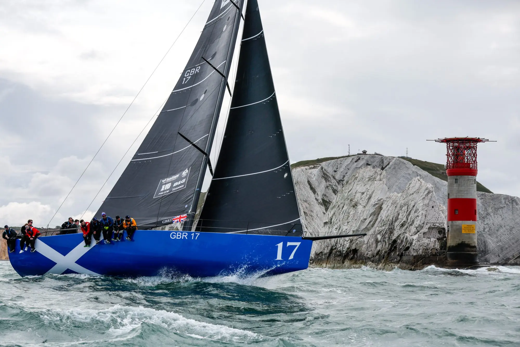 Round the Island Race 2025 - The Needles