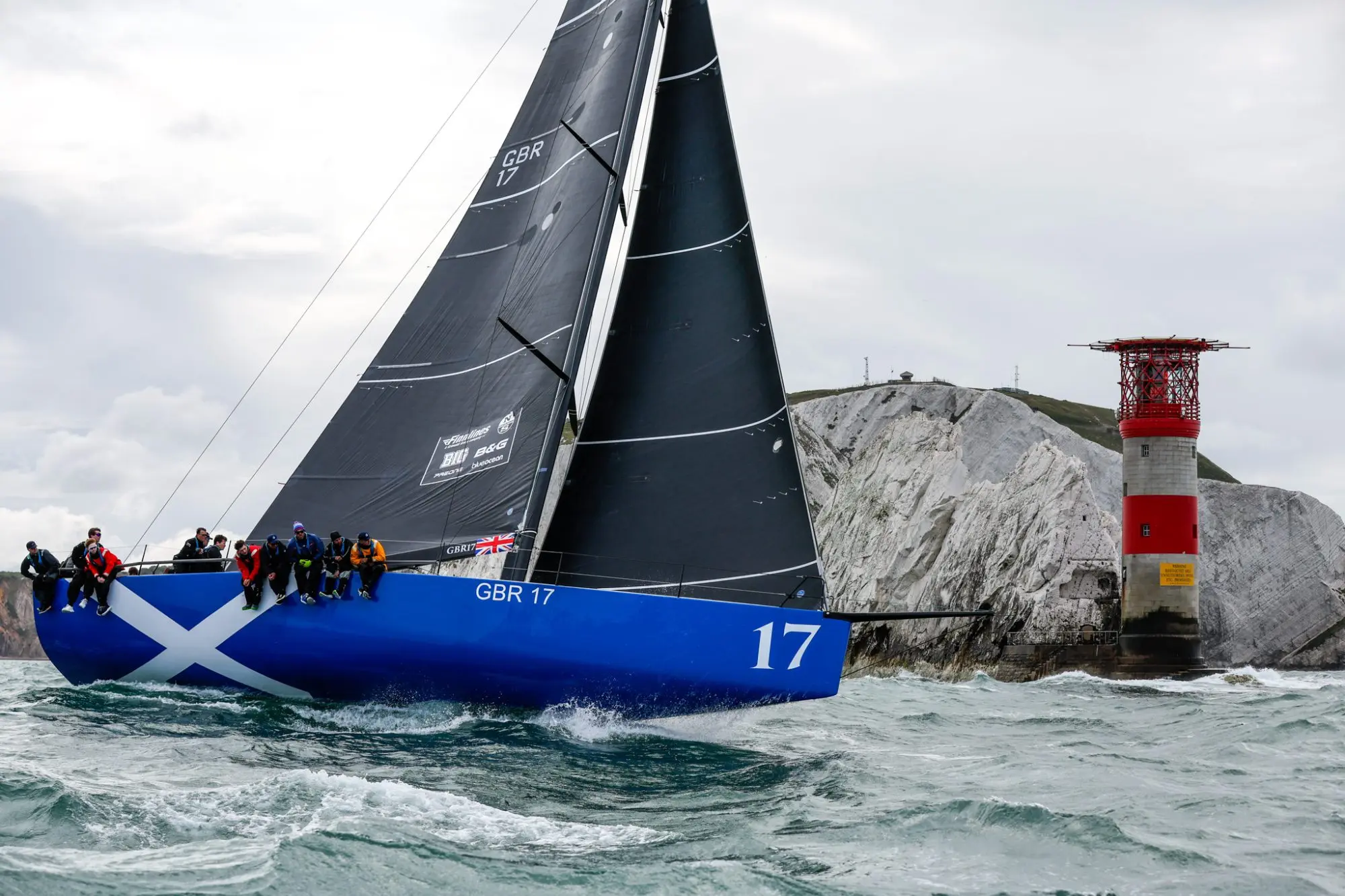 Round the Island Race 2025 - The Needles