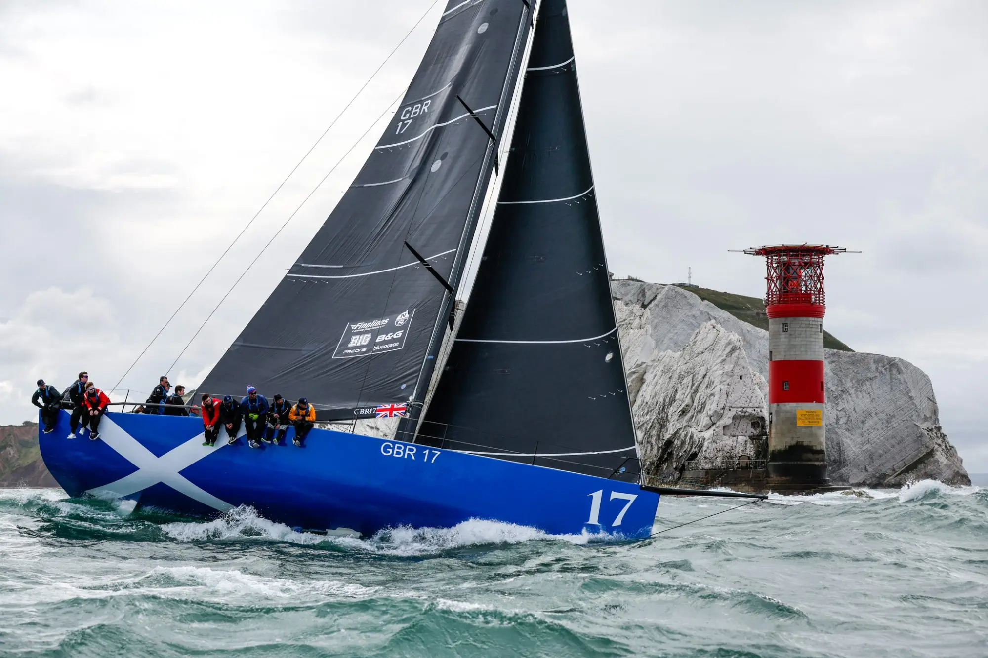 Round the Island Race 2025 - The Needles