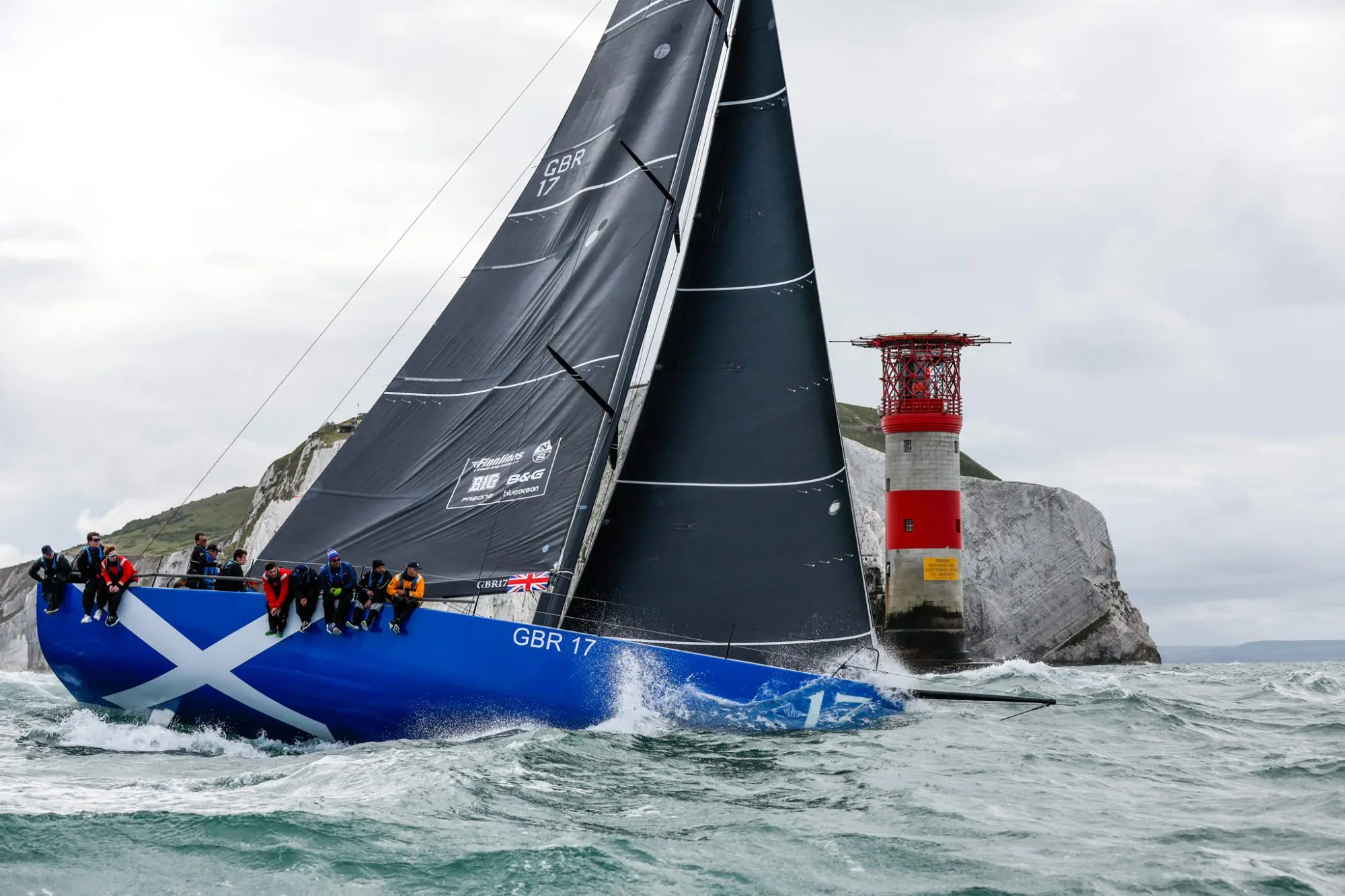 Round the Island Race 2025 - The Needles