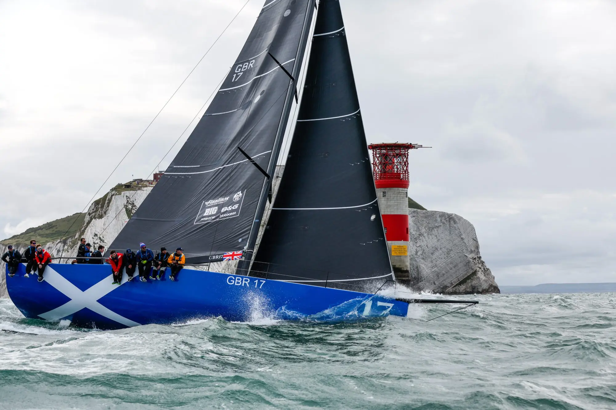 Round the Island Race 2025 - The Needles