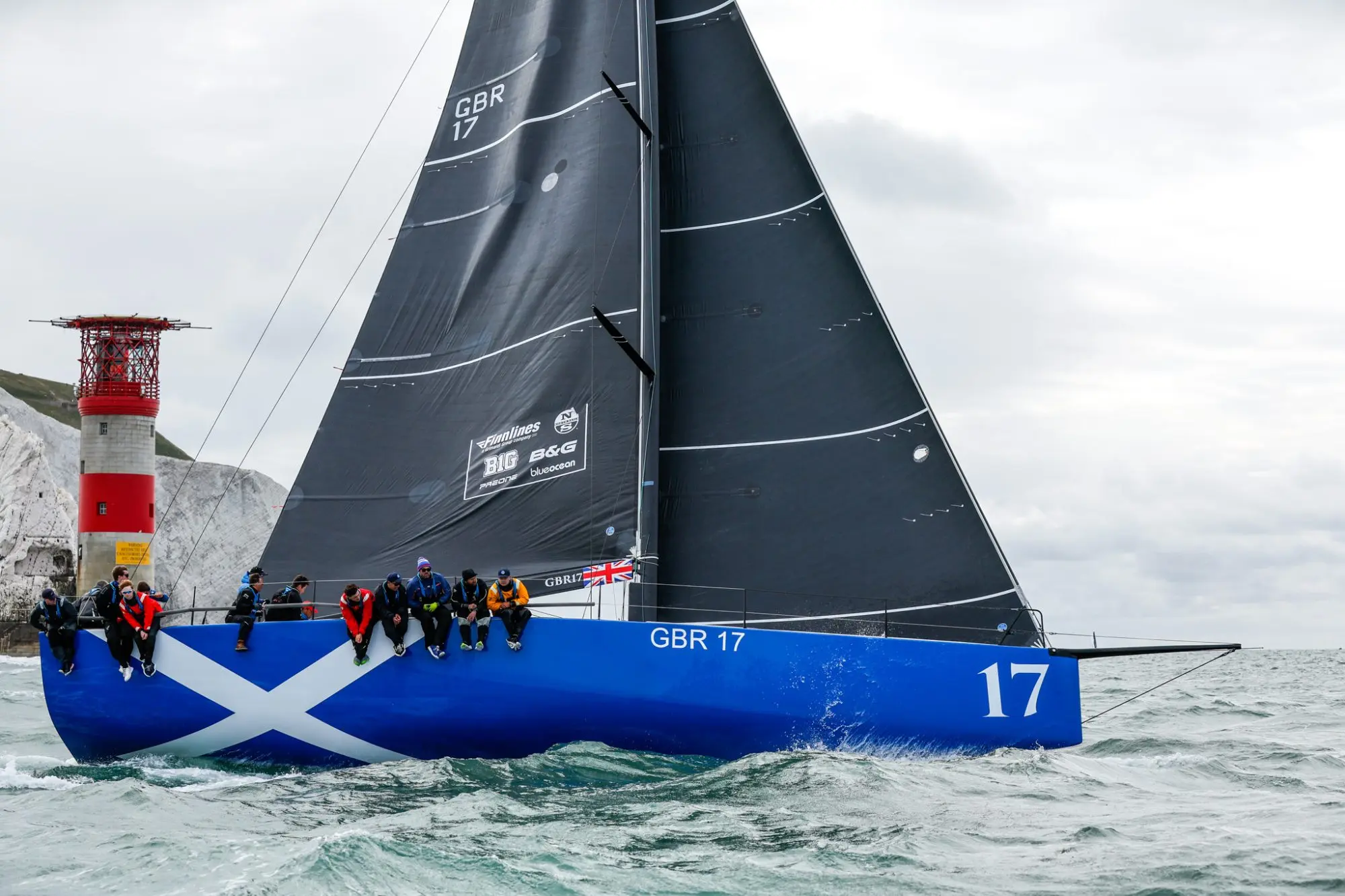 Round the Island Race 2025 - The Needles